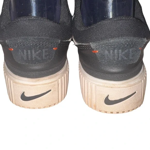 Nike Court Legacy Lift Sneakers Womens 7 Black White Platform Streetwear - Picture 5 of 6